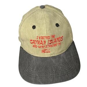 VTG? Hat Cap “I Visited The Cayman Islands and Went Straight To Hell Foster Bros